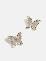 BaubleBar On the Fly Earrings - Clear/Gold - 
    Enjoy 20% off - This Week Only
  
