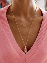BaubleBar 360 Spinner Necklace - Gold - 
    Charm pendant necklace
  
