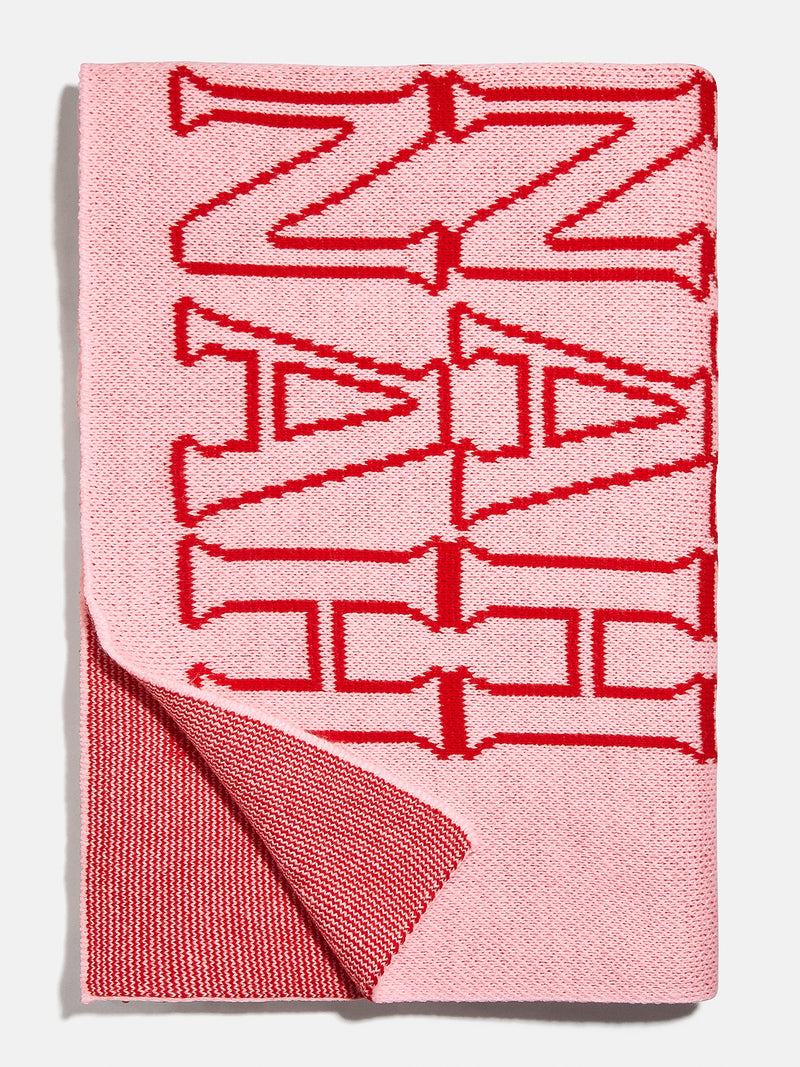 BaubleBar In the Bag Custom Blanket - Pink/Red - 
    Custom, machine washable blanket
  
