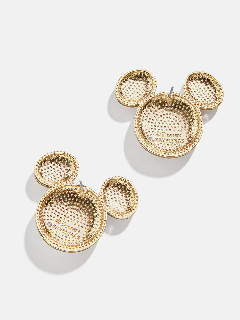 BaubleBar Mickey Mouse disney Repeating Hearts Earrings - Black/Red - 
    Disney Stud Earrings
  
