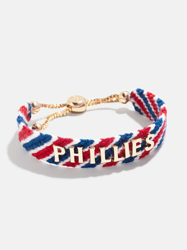 MLB Woven Friendship Bracelet - Philadelphia Phillies