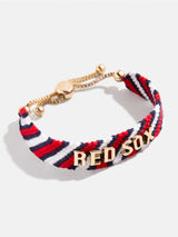 BaubleBar MLB Woven Friendship Bracelet - Boston Red Sox - 
    MLB pull tie bracelet
  
