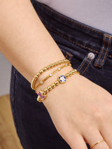 BaubleBar MLB Pisa Charm Bracelet - Houston Astros -
MLB beaded charm bracelet