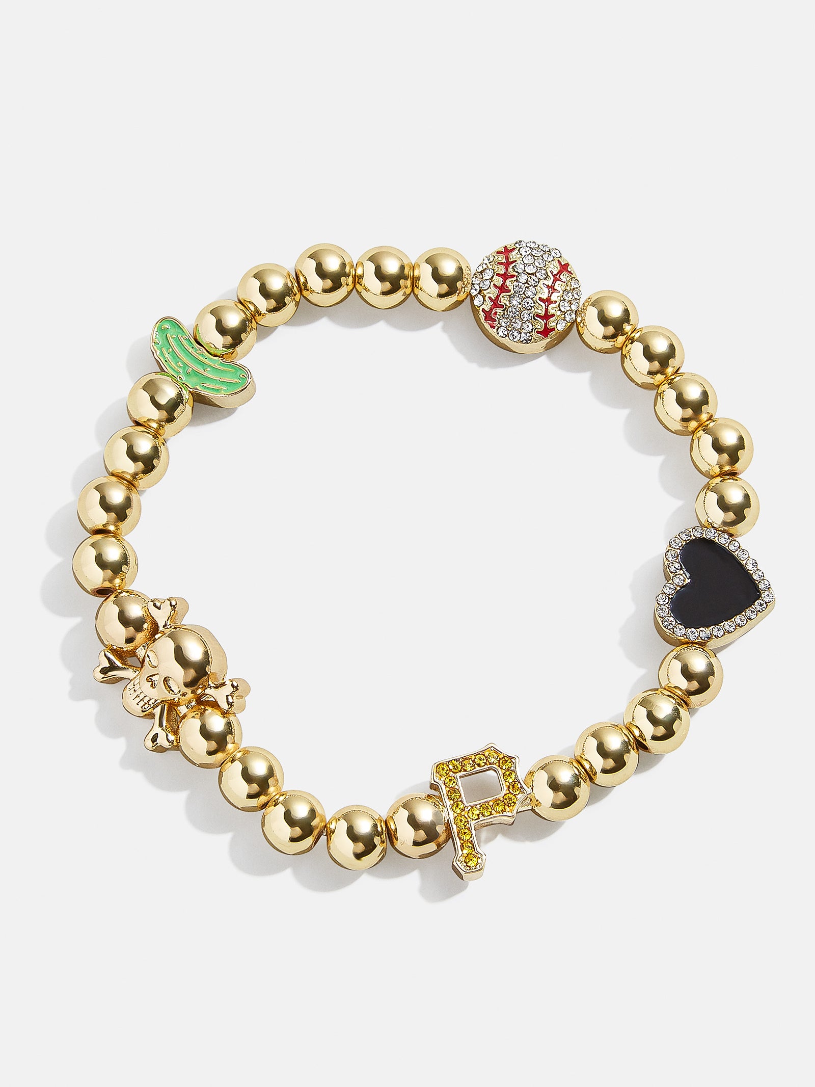 MLB Pisa Charm Bracelet - Pittsburgh Pirates