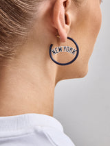 BaubleBar MLB Enamel Hoops - New York Yankees -
It's Black Friday Week: Enjoy 30% off.