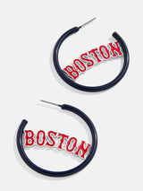 BaubleBar MLB Enamel Hoops - Boston Red Sox -
It's Black Friday Week: Enjoy 30% off.