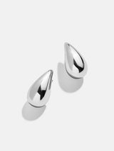 BaubleBar Silver -
Teardrop earrings