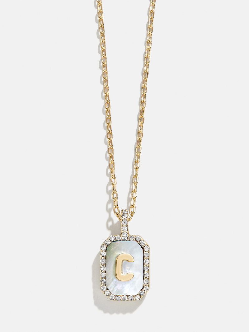 BaubleBar C - 
    Initial pendant necklace
  
