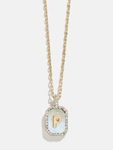 BaubleBar P - 
    Initial pendant necklace
  
