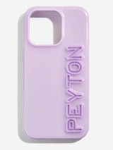 BaubleBar Fine Line Custom iPhone Case - Lavender/Purple - 
    Enjoy 20% off - This Week Only
  
