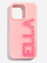 BaubleBar Fine Line Custom iPhone Case - Blush/Pink - 
    Get Gifting Early: 20% Off Custom
