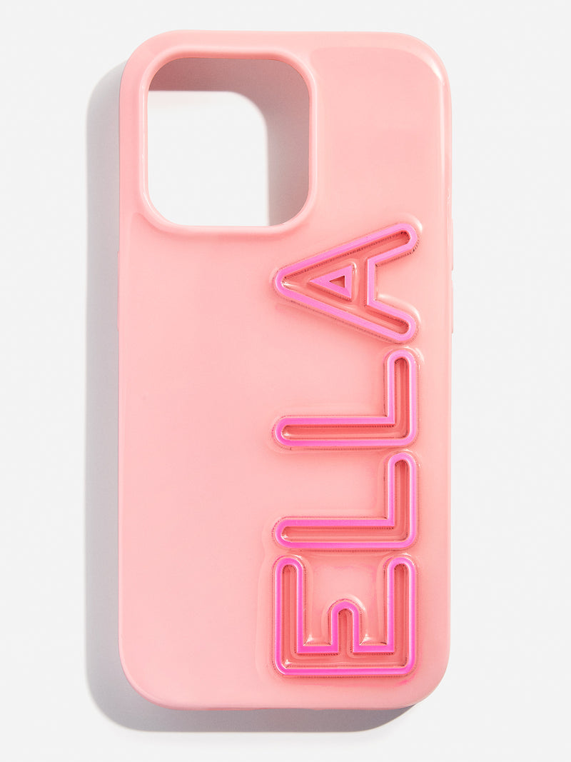 BaubleBar Fine Line Custom iPhone Case - Blush/Pink - 
    Customizable Phone Case
  
