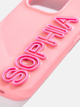BaubleBar Fine Line Custom iPhone Case - Blush/Pink - 
    Get Gifting Early: 20% Off Custom