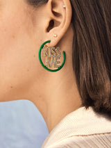 BaubleBar Kiss Me I'm Irish Earrings - Green/Gold -
UP TO 80% OFF SALE