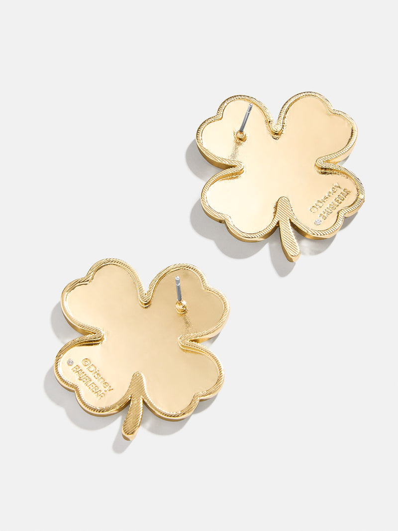 BaubleBar Mickey Mouse disney Four-Leaf Clover Earrings - Green - 
    Disney stud earrings
  
