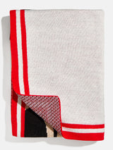 BaubleBar Mickey Mouse Disney Custom Blanket - Red/Tan - 
    Custom, machine washable blanket in two sizes
  
