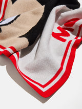 BaubleBar Mickey Mouse Disney Custom Blanket - Red/Tan - 
    Custom, machine washable blanket in two sizes
  
