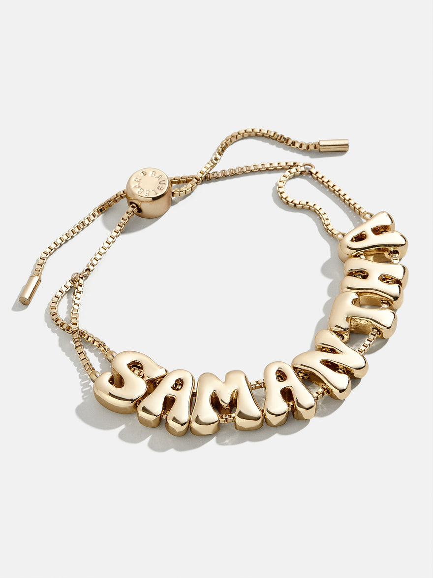 Bubble Slider Custom Bracelet - Bubble Double Strand