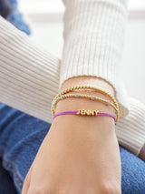 BaubleBar Custom Cord Bracelet - Neon Purple -
20% Off Custom: Early Black Friday Access