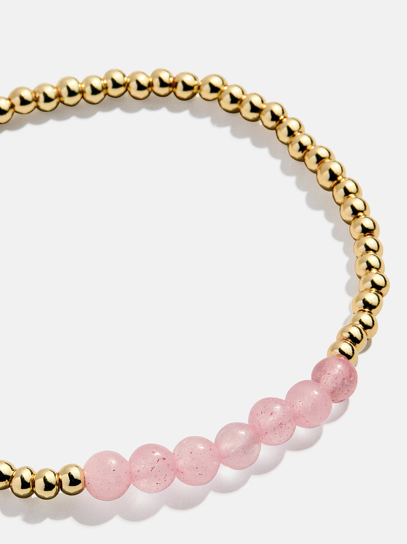 BaubleBar Angelica Semi-Precious Bracelet - Rose Quartz - 
    Semi-precious stretch bracelet
  
