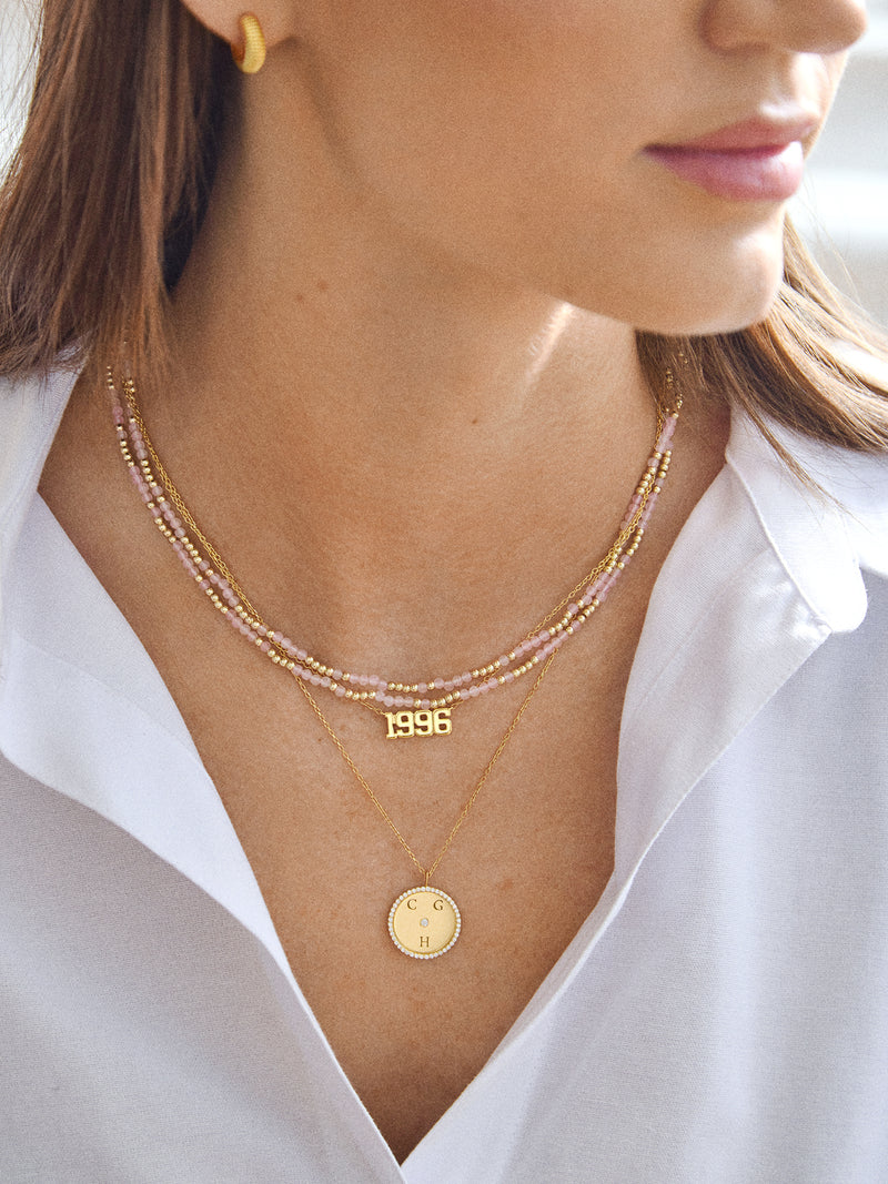 BaubleBar Sadie Necklace - Rose Quartz - 
    Enjoy 20% Off Necklaces – For a Limited Time
  
