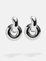 BaubleBar Mia Earrings - Silver - 
    Loop statement earrings
  
