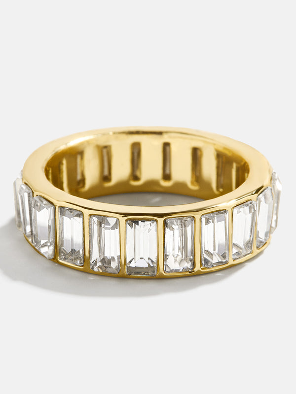 Elizabeth Ring - Clear/Gold