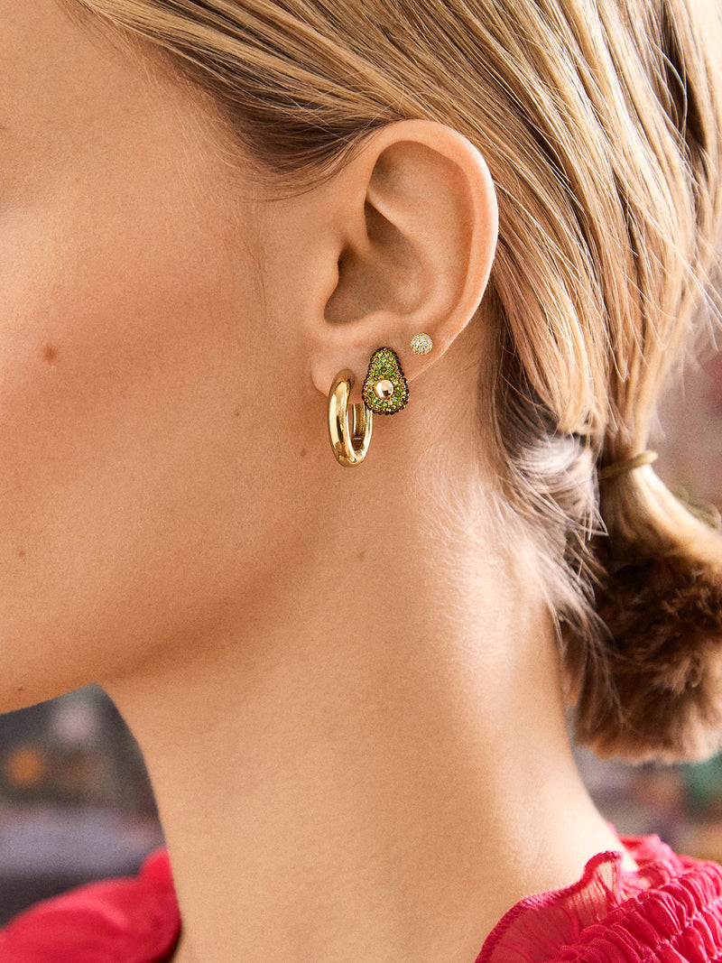 BaubleBar Guac the World Earrings - Avocado Stud Earrings - 
    Avocado stud earrings
  
