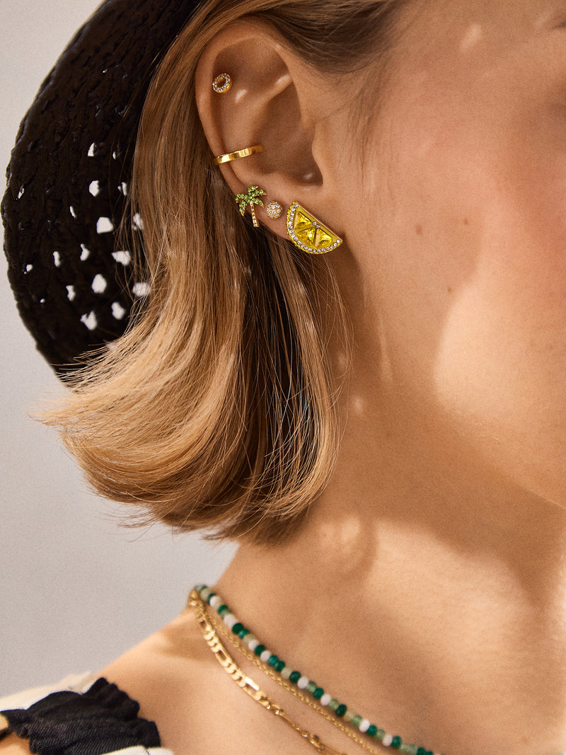 BaubleBar Zest for Life Earrings - Lemon Stud Earrings - 
    Lemon stud earrings
  

