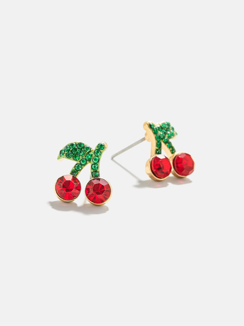 BaubleBar Making Me Cherry Earrings - Cherry Stud Earrings - 
    Cherry stud earrings
  
