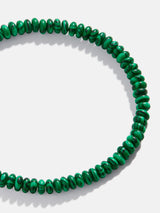 BaubleBar Valentina Semi-Precious Bracelet - Malachite Stone - 
    Semi-precious stretch bracelet
  
