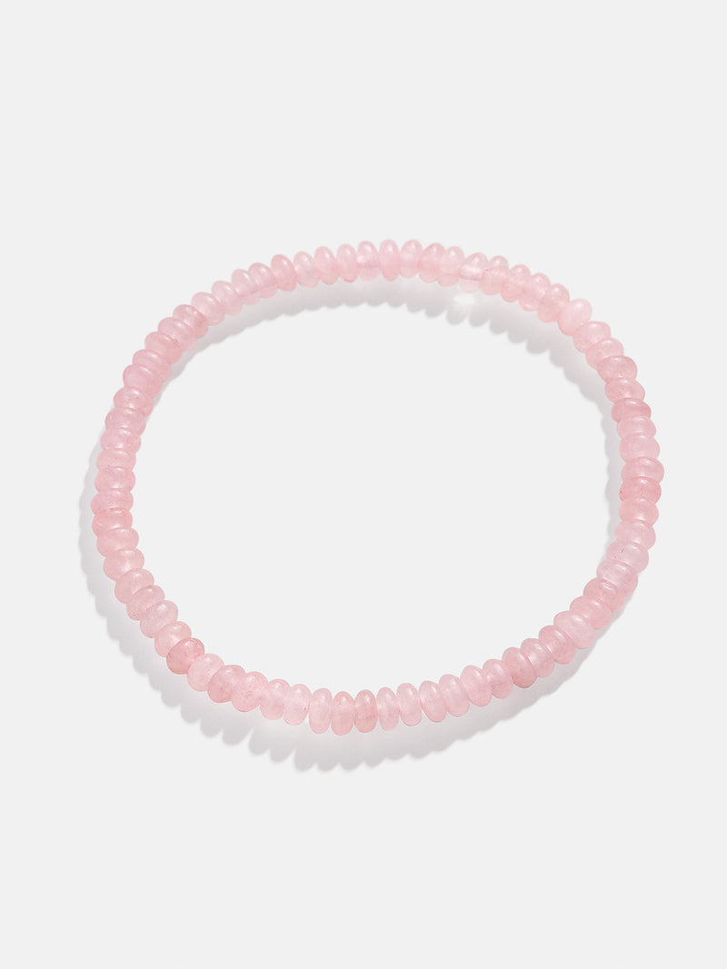 BaubleBar Valentina Semi-Precious Bracelet - Rose Quartz Stone - 
    Semi-precious stretch bracelet
  
