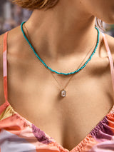 BaubleBar Valentina Semi-Precious Necklace - Turquoise - 
    Semi-precious beaded necklace
  
