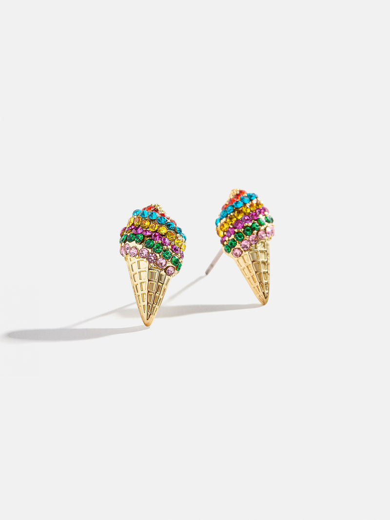 BaubleBar Ice Cream Cone Earrings - Ice Cream Cone Earrings - 
    Ice cream stud earrings
  

