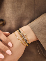 BaubleBar Custom Ribbon Bracelet - Black Checkerboard Ribbon -
UP TO 80% OFF SALE