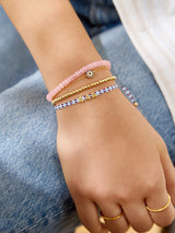 BaubleBar Custom Ribbon Bracelet - Blue/Red Ribbon -
UP TO 80% OFF SALE