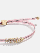 BaubleBar Custom Ribbon Bracelet - Pink & Grey Ribbon - 
    Customizable bracelet
  
