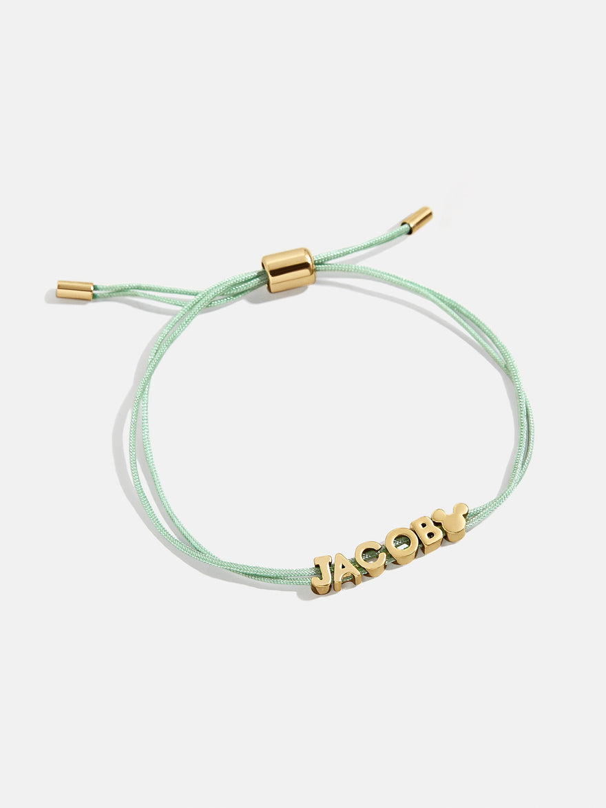 Disney Mickey Mouse Custom Cord Bracelet - Sage