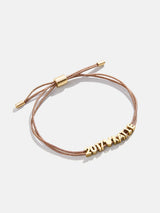 BaubleBar Mickey Mouse Disney Custom Cord Bracelet - Taupe - 
    Disney customizable bracelet
  
