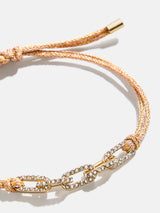 BaubleBar Bailey Bracelet - Peach - 
    Pull-tie cord bracelet
  
