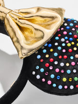 BaubleBar Minnie Mouse Disney Multicolored Gem Ears Headband - Minnie Mouse Multicolored Gem Ears - 
    Disney ears headband