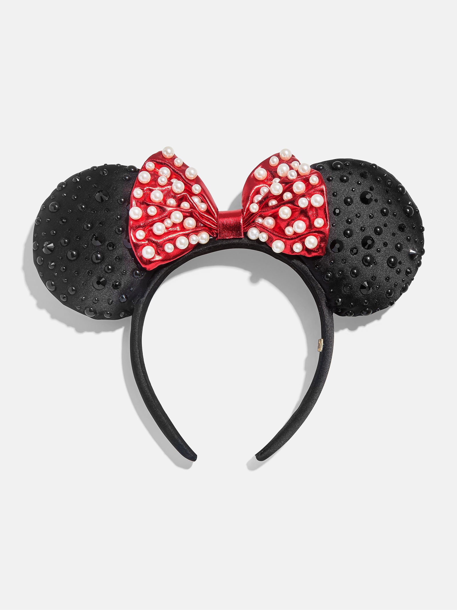 【BaubleBar】Disney ミニー シルバー＆ホワイト カチューシャ Disney Minnie Mouse Ears Silver Headband - Minnie Mouse
