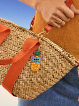 BaubleBar Stitch Disney Pineapple 2D Bag Charm - Yellow - 
    Disney keychain