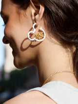 BaubleBar Mickey Mouse Disney Mrs. Earrings - White/Gold - 
    Disney Mrs. Earrings
  
