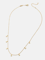 BaubleBar Mickey Mouse Disney 18K Gold Plated Sterling Silver Repeating Necklace - Gold -
Disney 18K Gold Plated Sterling Silver