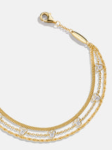 BaubleBar Mickey Mouse Disney 18K Gold Plated Sterling Silver Layered Bracelet - Gold/Pavé -
It's Black Friday Week: Enjoy 30% off.