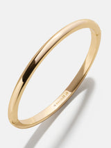 BaubleBar Nadia Classic Hinge Bangle - Classic Thin Gold - 
    Gold bangle