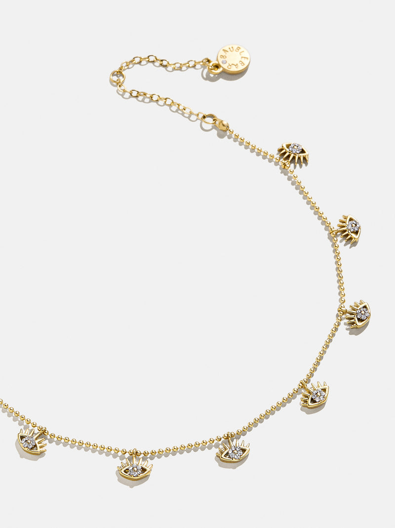 BaubleBar Evil Eye Anklet - Evil Eye - 
    Evil eye anklet - water resistant
  
