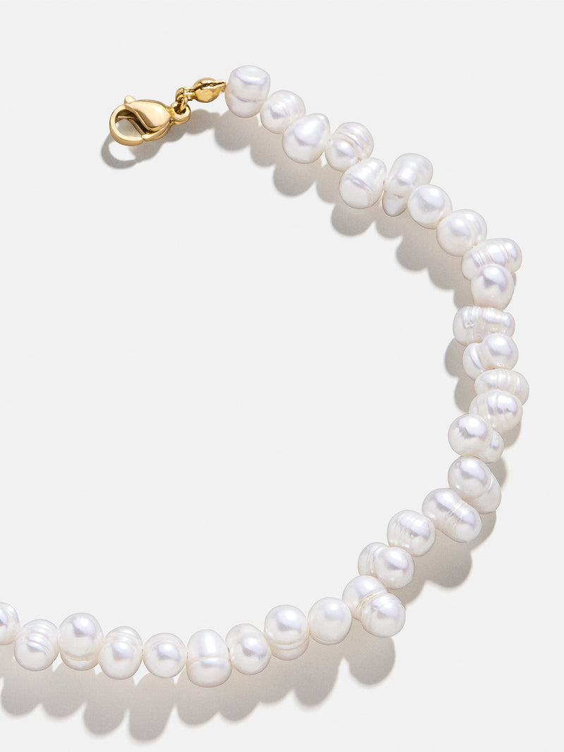BaubleBar Pipa Pearl Anklet - Pearl - 
    Pearl anklet - water resistant
  
