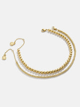 BaubleBar Pisa Anklet Set - Gold - 
    Gold beaded anklet set - water resistant
  
